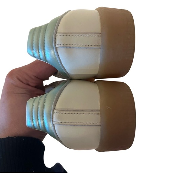 Adidas Samba‎ Women Cream Mint Green Gum Sole Sneakers Shoes Size 7 - Picture 3 of 9